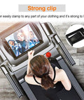 Magnetic Treadmill Safety Key Replacement Fits Most Treadmills Works With NordicTrack Weslo Golds Gym Freemotion HealthRider Easy Clip To Clothing For Quick Hands Free Stop And Reliable Security Lock, round ABS clip on treadmill