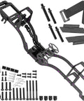 RC Carbon Fiber LCG Chassis Kit For 1/10 Scale Crawlers With Front Mounted Transmission Ultra Lightweight Multi Layer Carbon Frame