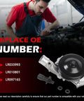 Badass Engine Water Pump With Seal Gasket Fits Range Rover Sport Discovery F Pace Jaguar Xf Xfr Xjr Lr4 3.0L 5.0L V8 2010 Through 2019 showing detailed OE numbers.