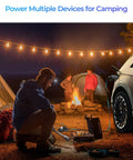 Road Tripping Got You Covered V2L Adapter Compatible With Hyundai Ioniq 5 And Ioniq 6 Plus Kia EV6 used for camping power.