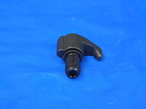 Heavy Duty Insert Clamp And Screw Kit For Indexable Tool Holders, close-up of black fastening screw with handle.