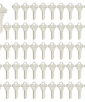 SC1 5 Pin Key Blanks Pack Of 50 Brass Silver Blank Keys For Schlage C Keyway Locksmiths And Home Key Replacement Projects Great For Spare Keys And DIY Key Cuts