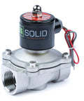 1 Inch 24V AC Stainless Steel Electric Solenoid Valve Normally Closed For Air Water Fuel With Viton Seals