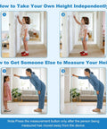 Portable Infrared Height Measurer For Kids And Adults With Quick Three Second Read In Feet And Meters in wall and handheld use