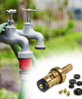 106 Piece Faucet Washer Kit With 10 Size Assortment Of Flat And Beveled Neoprene Washers And Brass Screws for DIY outdoor faucet repair