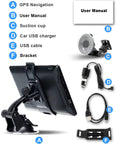 7 Inch Truck GPS Navigator For Cars And RVs With Custom Routing, Driver Alerts, And 2026 North America Maps accessories