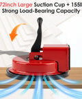 Beefy Floor Gap Fixer Tool With 12Cm Suction Cup And 10 Reusable Sticky Pads Pro Grade Rubber Mallet Gap Puller For Wood