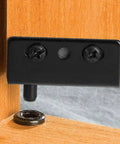 Heavy Duty Concealed Door Pivot Hinges With Bushing For Wood Doors And Cabinets Built To Last, Iron Construction, Black