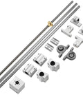 3D Printer Motion Upgrade Kit With Plug And Play 350mm Linear Rods, 8mm Lead Screw 350mm, 4 Pack SK8 Shaft Supports, 4 Pack SCS8UU Bearings