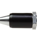 High Flow Blow Gun Tip With One Eighth Inch Male NPT Aluminum Typhoon Replacement Tip With Black Anodized Sleeve