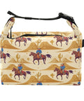 Insulated Lunch Bag For Work And Travel, Leakproof Reusable Lunch Tote With High Capacity, Cowboy Desert Theme Lunch Box