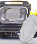 Top Notch Stainless Steel Splatter Shield for 5-in-1 Indoor Grill with Tight Fine Mesh Screen for AG300 Grill