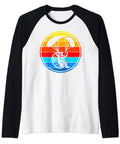 Powered Paragliding Mountain Adventure Raglan Baseball Tee For Paragliders And Paramotoring Fans Dope Skydiving And Parasailing Vibes