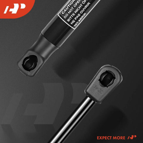 Close-up of Rear Liftgate Right Lift Support Gas Spring Shock Strut for Cadillac SRX 2010-2016, black finish