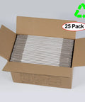 Self Locking White Corrugated Shipping Boxes Pack Of 25 Easy Fold Mailers For Small Business lightweight open box displaying mailers.