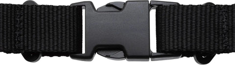 Black quick-release buckle on Coiled Lanyard For Securing Dive Gear To BCD With Quick Release Buckle Split Ring And Snap For Accessory Tether