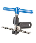 Park Tool CT-3.3 chain tool with blue T-handle and black body for 5–12 and single-speed chains