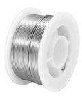 Top Shelf 63 37 Tin Lead Solder Wire With Rosin Core Flux 0.6 Mm Diameter 100 Gram Roll on a white spool for electronics repair.