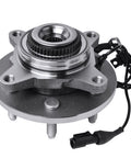 4WD Front Wheel Bearing Hubs Assembly for Ford F150 Expedition Lincoln Mark LT 6 Lug Replacement, close-up view