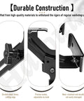 Durable steel construction of Slick Adjustable Edge Guide For Fixed Base Compact Router provides precise scales and sharp cutting edge.