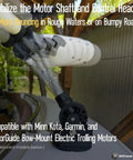 electric trolling motor stabilizer for bow mount reducing bounce and improving control