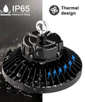 Beefy 200W High Bay LED Light Dimmable 1 To 10V 30000 Lumen 5000K Bright White showcasing IP65 waterproof design