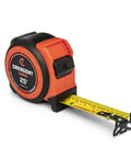 1-3/16 By 25 Foot Command Control Series Yellow Clad Engineers Tape Measure With Anti-Pinch Finger Tip Control front view
