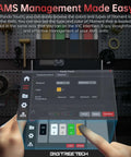 Person using Panda Touch Upgrade Touch Screen Kit For Bambu Lab P1P P1S X1C X1E A1 Mini 3D Printers interface for filament management.