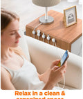 Dual Spring Cord Clips Pack No Slip Adhesive Cable Organizer For Chargers And Wires Keeps Cords Locked On Nightstand