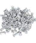 Aluminum Rivet Nuts Kit 100 Pcs 10-24 UNC Fasteners For Auto And DIY Projects Built Tough And Lightweight Easy Install With No Special Tools