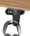 Under Desk Headphone Stand With Magnetic Mount For Arctis Nova Pro Wireless And Arctis Pro Wireless Nova, installed under desk