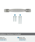 Eight Inch Center To Center Appliance Pull Satin Nickel Highland Ridge Drawer Pull Cabinet Hardware For Kitchen Do It Yourself Upgrade 1 Pack Built To Last Durable Metal Construction Easy Mounting And Smooth Glide For Everyday Use shown with included screws