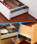 10 Inch Beefy Drawer Slides Heavy Duty Full Extension With Auto Lock Side Mount Rails 100 Lb Capacity Ball Bearing Glides For Cabinets Kitchen