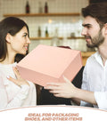 Dope Space Saving Foldable Gift Box For Clothes And Shoes With Adhesive Sticker being given as gift