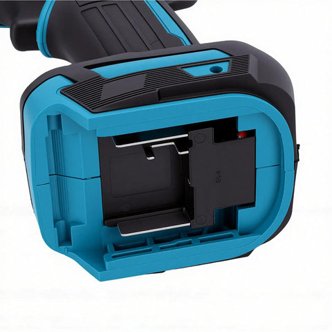 Interior view of Heavy-Duty Cordless Hydraulic Crimping Tool For Copper And Aluminum Cable Lugs 90 Kn Electric Crimper.