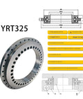 Premium Heavy Duty Yrt Rotary Table Bearing With High Load Steel Construction Designed For Cnc Machines And Industrial Robots, YRT325 model, 325mm inner diameter.