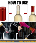 How to use Premium PVC Heat Shrink Wine Bottle Capsules 120 Count with boiling water and hair dryer for sealing.