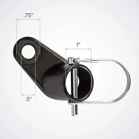 Universal Angled Bike Trailer Coupler Attachment For A Wide Range Of Bicycle Sizes, Models And Styles, Easy On And Off Hookup