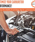 Carb Linkage Clips For Throttle Cable At Carb Set Of 10 Durable Zinc Plated Clips Part 852 installed on classic car carburetor