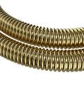 Gold flexible hose for shower systems, designed for Wall Mounted Square Shower System with Rough-in Valve.