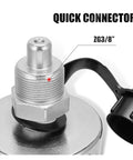 Top Rated Heavy Duty 5 Ton Split Unit Hydraulic Gear Puller quick connector showing ZG3/8" design for efficient hydraulic applications.