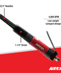Image of 6390 Compact Needle Scaler With Four Thousand Eight Hundred BPM And One And A Quarter Inch Stroke For Quick Paint And Rust Removal.