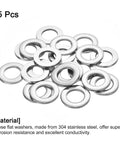 Shop Tested M16 Flat Washers 25 Pack Premium 304 Stainless Steel 17Mm I D 30Mm O D 3Mm Thick Rust Proof Hardware for mechanical repairs.