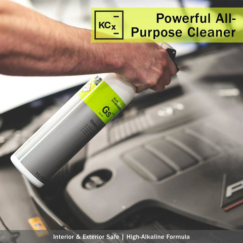 Heavy Duty All Purpose Cleaner For Cars And More, Ultra Concentrated Multisurface Cleaner in use on car engine