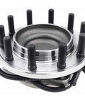 Two Piece Front Wheel Bearing And Hub Assembly Set For Front Left And Front Right Sides With Ten Wheel Studs And Four Bolt Holes
