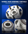 2 Pack Front Wheel Hub Bearing Assembly For 2018 2019 2020 Ford F 150 4WD Front Left And Right Replacement Details