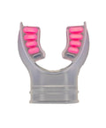 Clear Silicone Snorkel Mouthpiece Replacement For Regulators And Snorkels, Universal Fit, Soft Comfort, Durable Build, Secure Seal, Pink