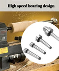 MT1 wood lathe live centers, set of 4, steel, for wood turning
