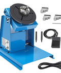 Rock Solid Kickass Welding Rotary Positioner With 180Mm Turntable And 65Mm Chuck designed for MIG TIG pipe seam fabrication.