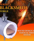 Propane Gas Forge With Single Burner Built Beefy Hot Up To 2600F Blacksmithing Forge For Knife Making And Farrier Work